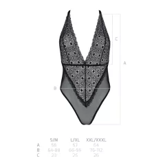 / Passion Eco Zinnia - lace bodysuit (black)