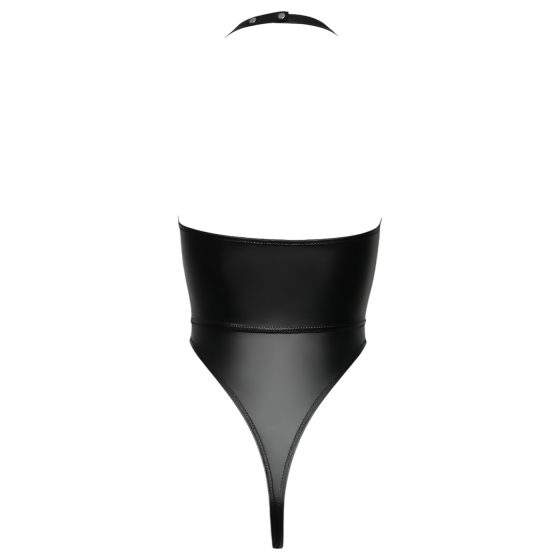 Cottelli Party - Shiny Halter Neck Bodysuit (Black)