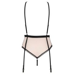 Obsessive Lilines - Gartered Bodysuit (Pink)