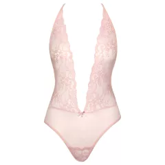 Kissable Lace Bodysuit (Pink) - L/XL