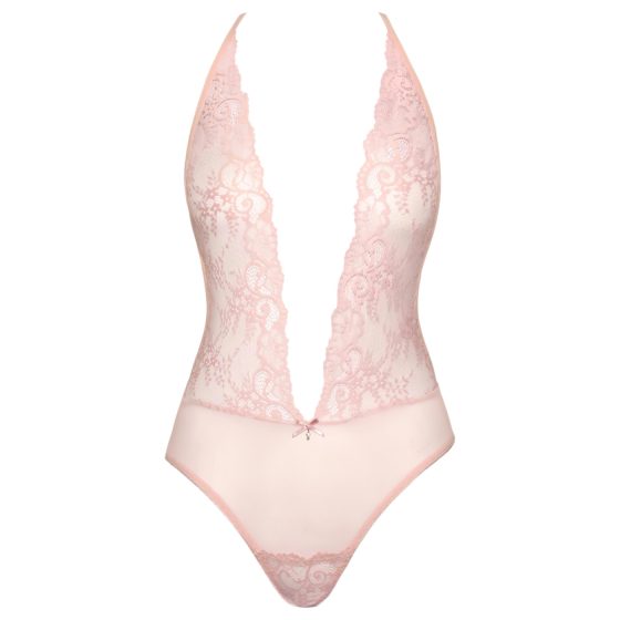 Kissable Lace Bodysuit (Pink) - L/XL