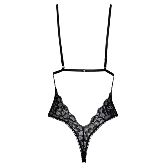 Kissable - lace bodysuit (black) - L/XL