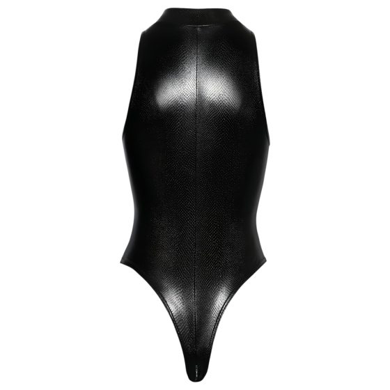 Noir - Black Snake Print Bodysuit