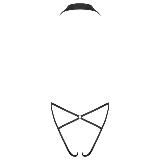 Cottelli Party - Black Collar Bodysuit