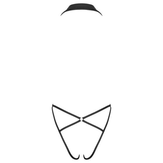 Cottelli Party - Black Collar Bodysuit - M/L