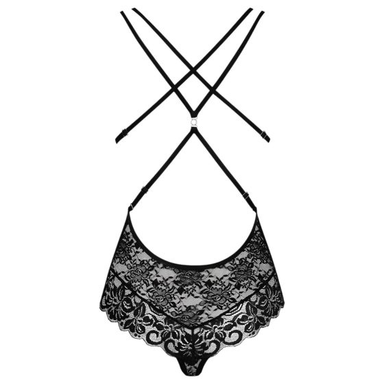 Obsessive 860-TED-1 - Super Sexy Lace Bodysuit (Black) - L/XL