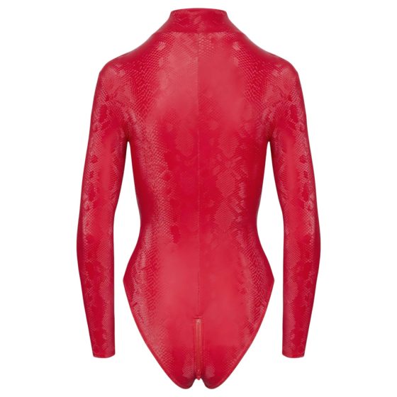 Cottelli - Red Snake Print Bodysuit