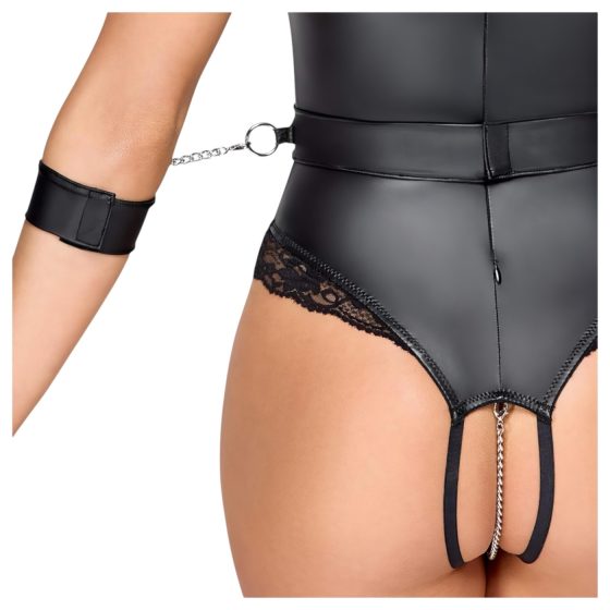 Cottelli Bondage - Open-Bust Tease Body (Black)