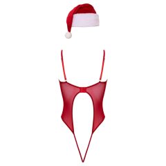 Cottelli - Santa Bodysuit Set (Red)