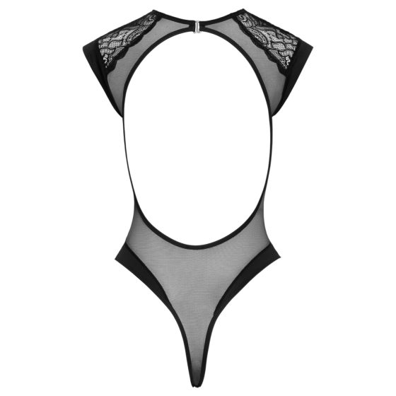 Cottelli - Sheer Lace Bodysuit (Black)