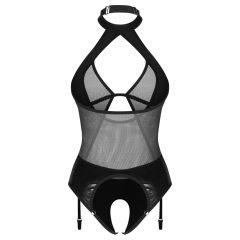 Obsessive Dominna - Sheer Shimmer Body (Black)