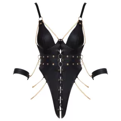 Cottelli - chained bondage bodysuit (black)