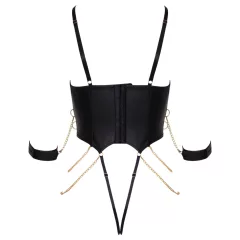 Cottelli - chained bondage bodysuit (black)