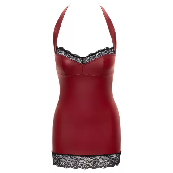 Cottelli - Shiny Mini Dress (Red)  - L