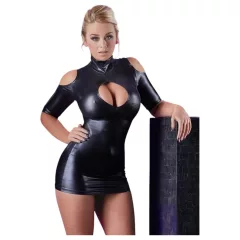 Cottelli - Black Cold Shoulder Party Dress