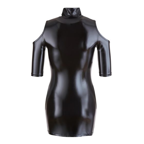 Cottelli - Black Cold Shoulder Party Dress