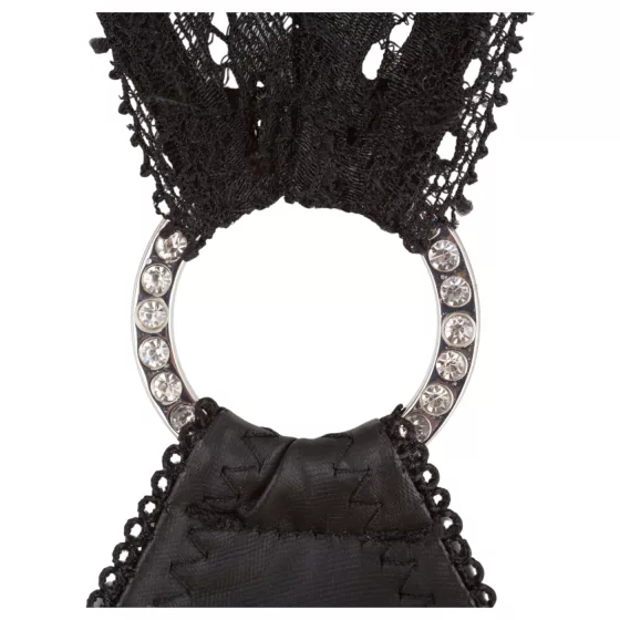 Abierta Fina - Daring Sparkle Mini Dress (Black)