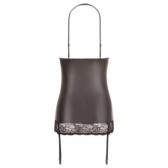 Abierta Fina - Daring Sparkle Mini Dress (Black) - M