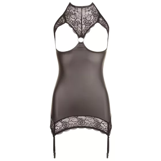 Abierta Fina - Daring Sparkle Mini Dress (Black) - L