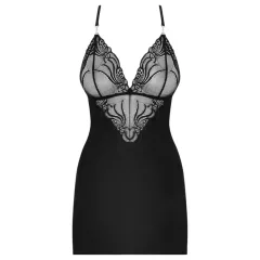   Obsessive 828-CHE-1 - Sparkling Strap Dress & Thong Set (Black)