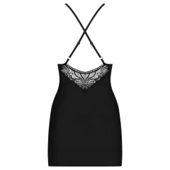   Obsessive 828-CHE-1 - Sparkling Strap Dress & Thong Set (Black)