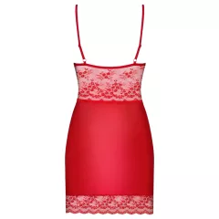 Obsessive Lovica - Lace Nightgown & Thong Set (Red) - L/XL