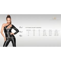 Noir - Black Patent Dress with Mesh Insets