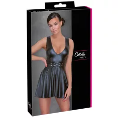 Cottelli - Layered Dress with Belt (Black) - XL