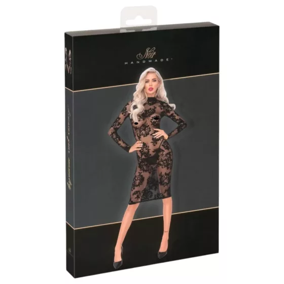 / Noir - Rosy Long-Sleeve Dress (Black)