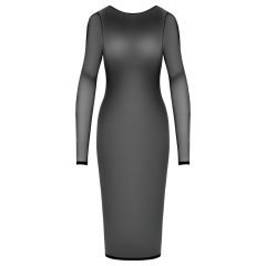 Cottelli Party - Sheer Zipper Dress (Black)
