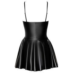 Noir Libido - Matte Mini Dress (Black)