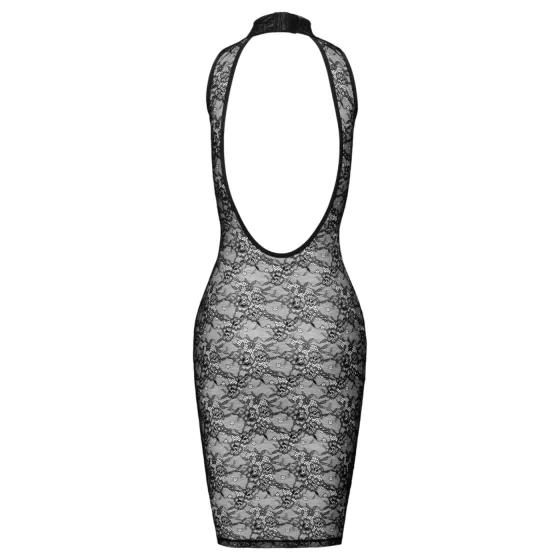 Cottelli - knee-length lace dress (black) - M