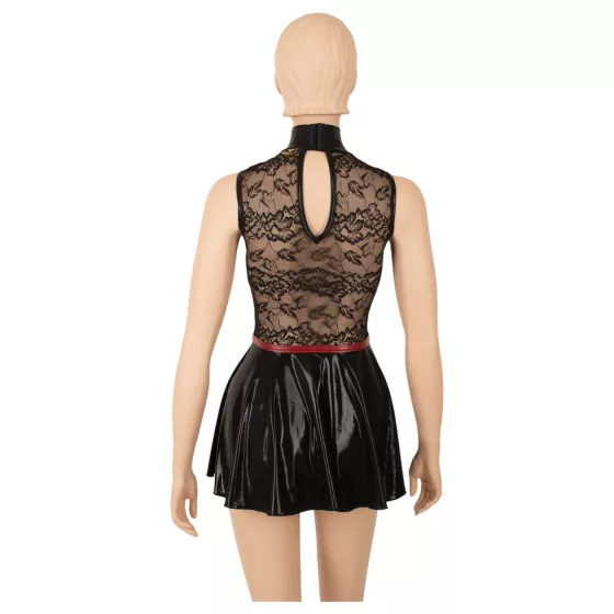Cottelli - corset-style lace mini dress (black) - XL