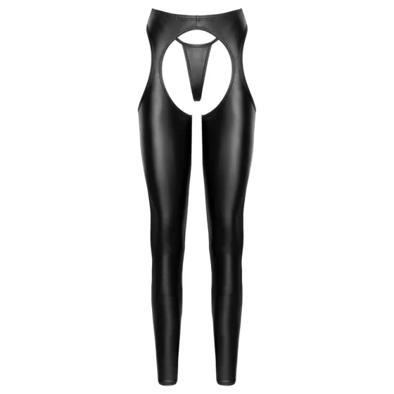 Cottelli - Open Chaps Trousers and Thong Set (Black) - M