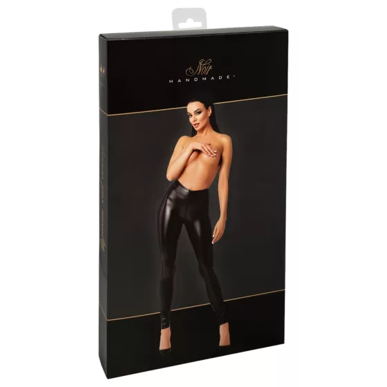 Noir - Shiny Long Pants (Black) - M