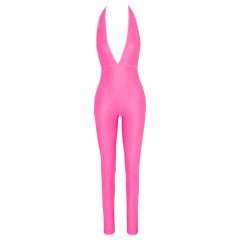 Cottelli Party - Jumpsuit with Deep Back Cutout (Pink)