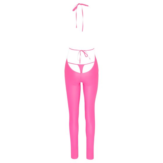 Cottelli Party - Jumpsuit with Deep Back Cutout (Pink)