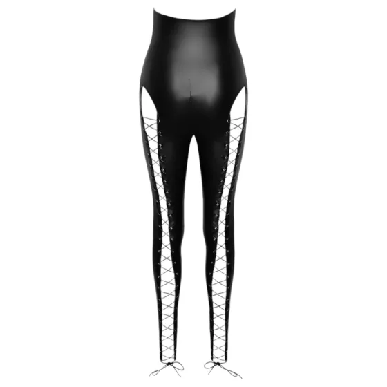 Cottelli Party - Halter Lace-Up Jumpsuit (Black) - XL