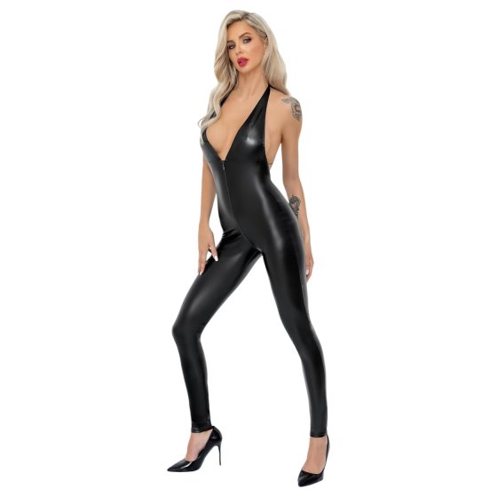 Noir - Halter Neck Jumpsuit (Black)