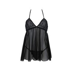 / Passion Eco Kerria - lace babydoll and thong (black)