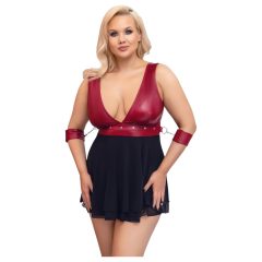 Cottelli Bondage Plus Size - Red Babydoll Lingerie