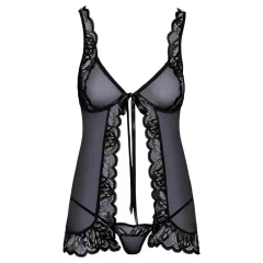 Kissable - Open Babydoll (Black) 