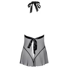 Lace Babydoll with Neck Strap - Kissable (Black) 
