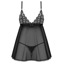 Obsessive Blomentis - Lace Babydoll Set (Black)