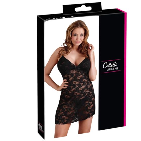 Cottelli - Lace Nightgown & Thong Set