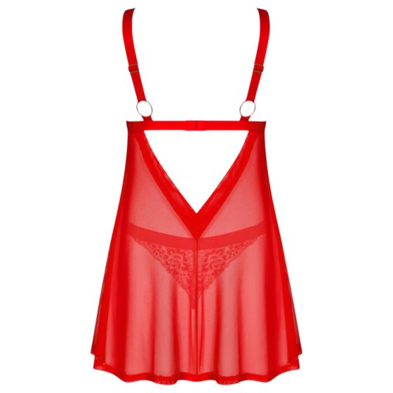 Obsessive Elianes - Lace Babydoll Set (Red)