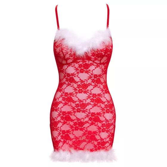 Cottelli - Festive Mini Dress (Red) - L/XL