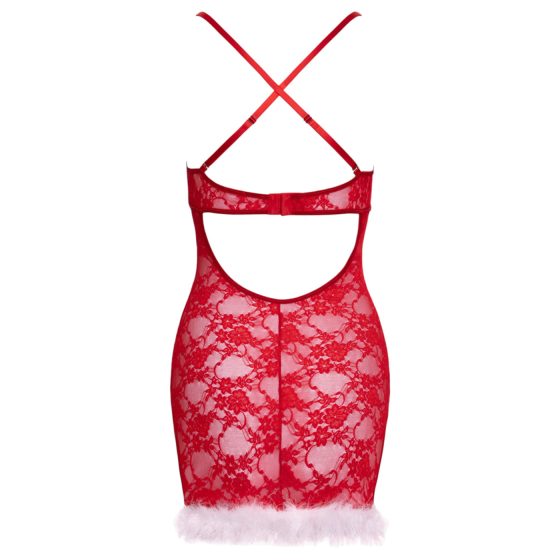 Cottelli - Festive Mini Dress (Red) - L/XL