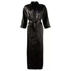 Cottelli - Satin Robe (Black)