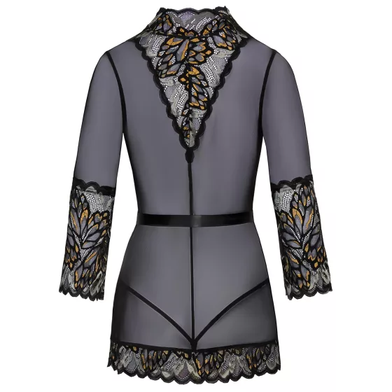 Kissable - Short Robe (Black)  - L/XL
